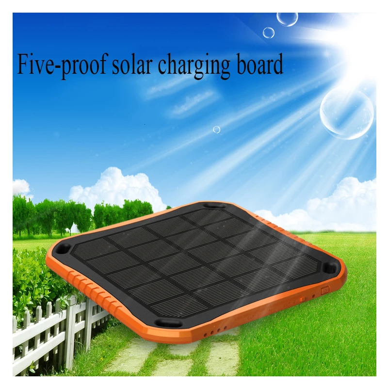 

Five-proof Portable solar charging board USB quick Charger Power Bank Premium 2.5W 5600mAh Mobile smart Phone Rechargeable