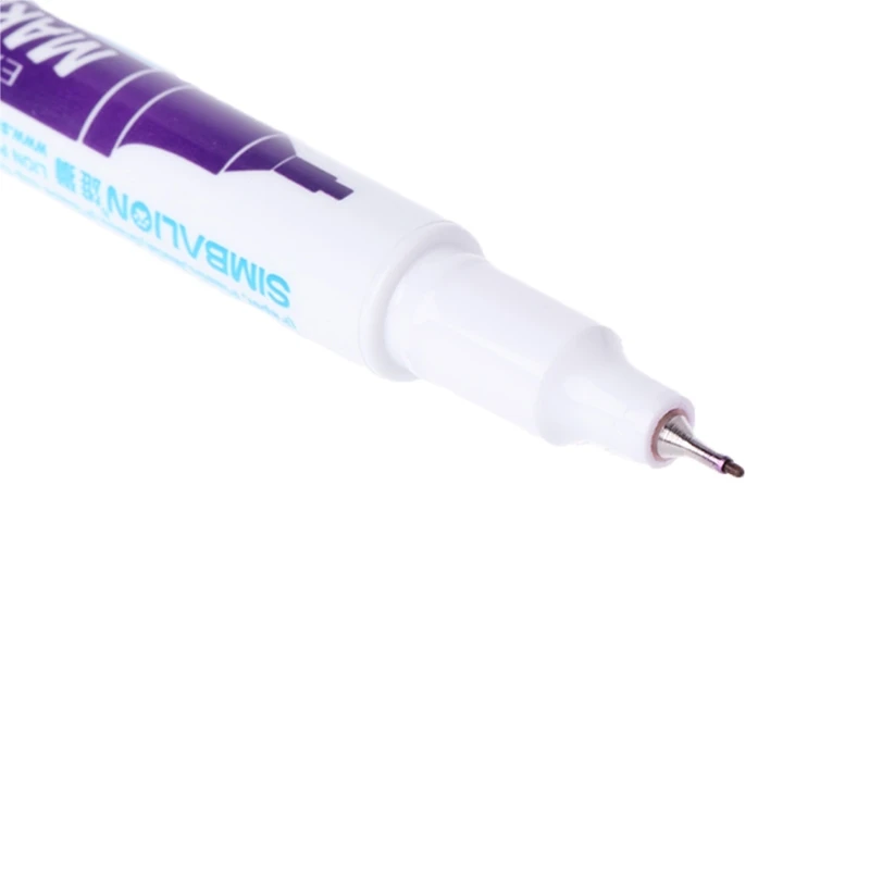 0,5 мм маркер ручка сверхтонкая спиртовая основа чернила Перманентный знак на пленке/дерево/ткань/металл/стекло