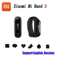 2018 New Xiaomi Mi Band Three Good Wristband Bracelet Band Three OLED 128 x 80 Contact Display screen battery 110mAh Pulse Coronary heart Fee Step Time