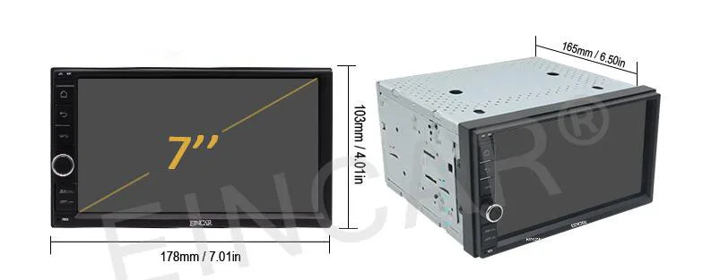 Excellent Free Front and Back up Camera+Double Din 7