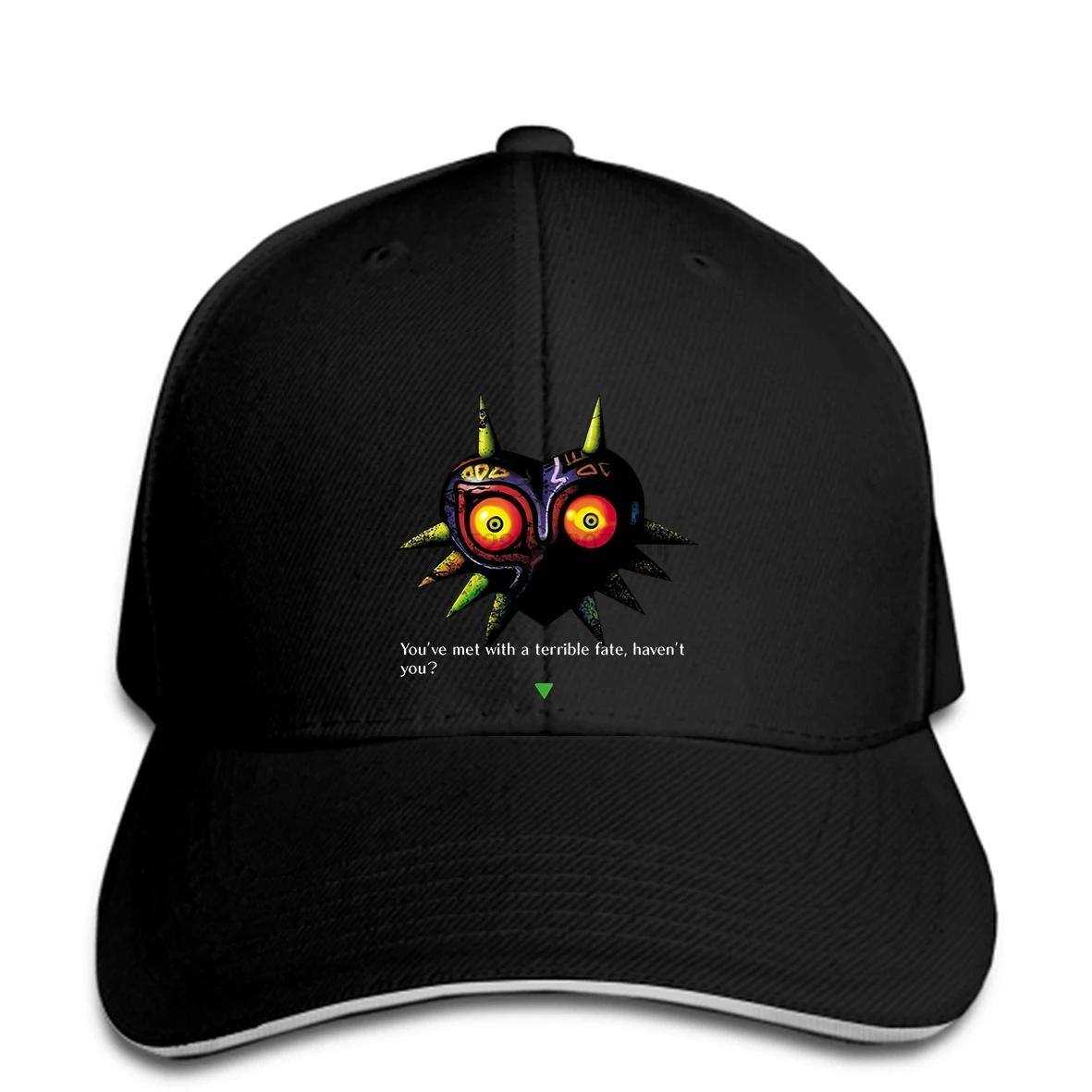 

Baseball cap Majora's Mask Legend of Zelda N64 Retro Inspired Print hat S to