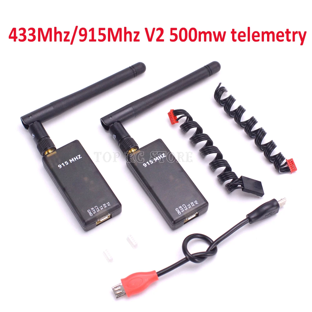 

Newest 3DR Radio 500mw 433MHZ / 915MHZ V2 Telemetry for APM2.6 Pixhawk PX4 Pixhawk2.4.8 Controller