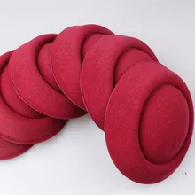 Marron lub 20 kolorów 16 CM fascynatory DIY Milinery akcesoria do włosów Pillbox Fascinator bazy małe kapelusiki na okazje MYQH020