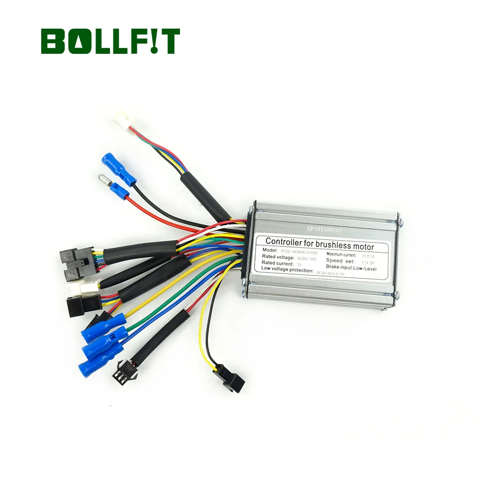 Контроллер BOLLFIT для электрического велосипеда KT Kunteng 36/48 в 14A двигателя 250 Вт 6 Mosfets