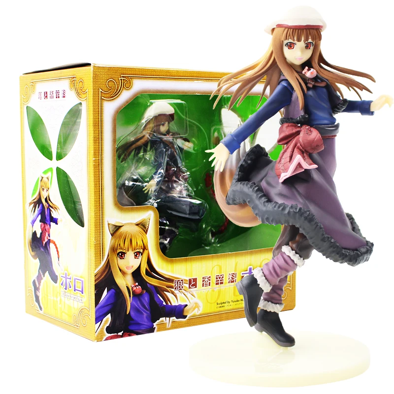 

19cm Spice and Wolf Kawaii Girl PVC Figure Collectible Model Toy