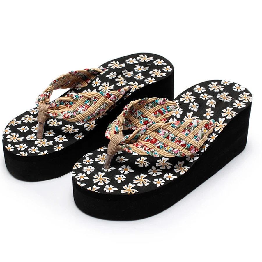 high heel rubber slippers