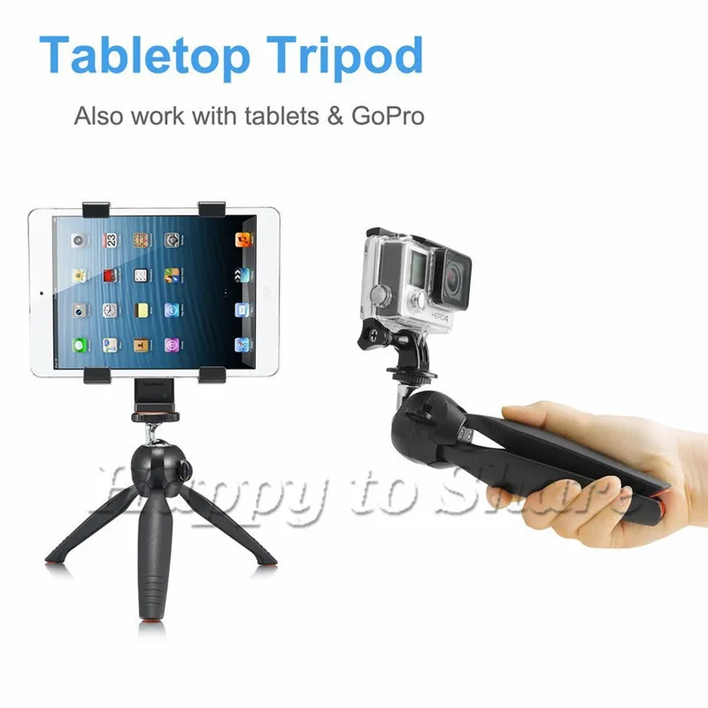 Tabletop Selfie Stick Monopod with Bluetooth Remote & Tripod Stand for iPhone and Android, iPad and Most Tablets, GoPro, Sony Action Cam and Most Sports Camera 4