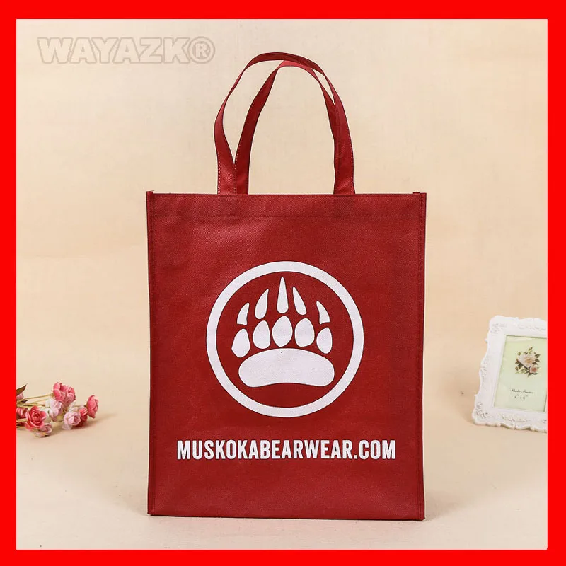 

(1000pcs/lot) size 30x35x10cm(12x14x4') eco friendly non woven bag customize logo