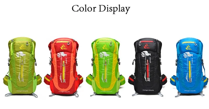 Free Knight 50L Sport Bags Hiking Backpack Waterproof Nylon Women Men Big Capacity Outdoor Mountaineering Travel Backpacks Bag