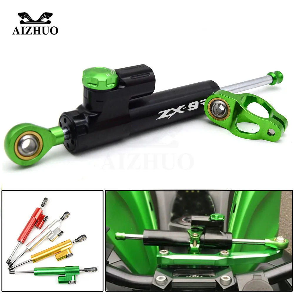 

CNC Aluminum ZX9R Motorcycle Damper Steering Stabilize Safety Control For KAWASAKI ZX9R ZX 9R 1998-1999