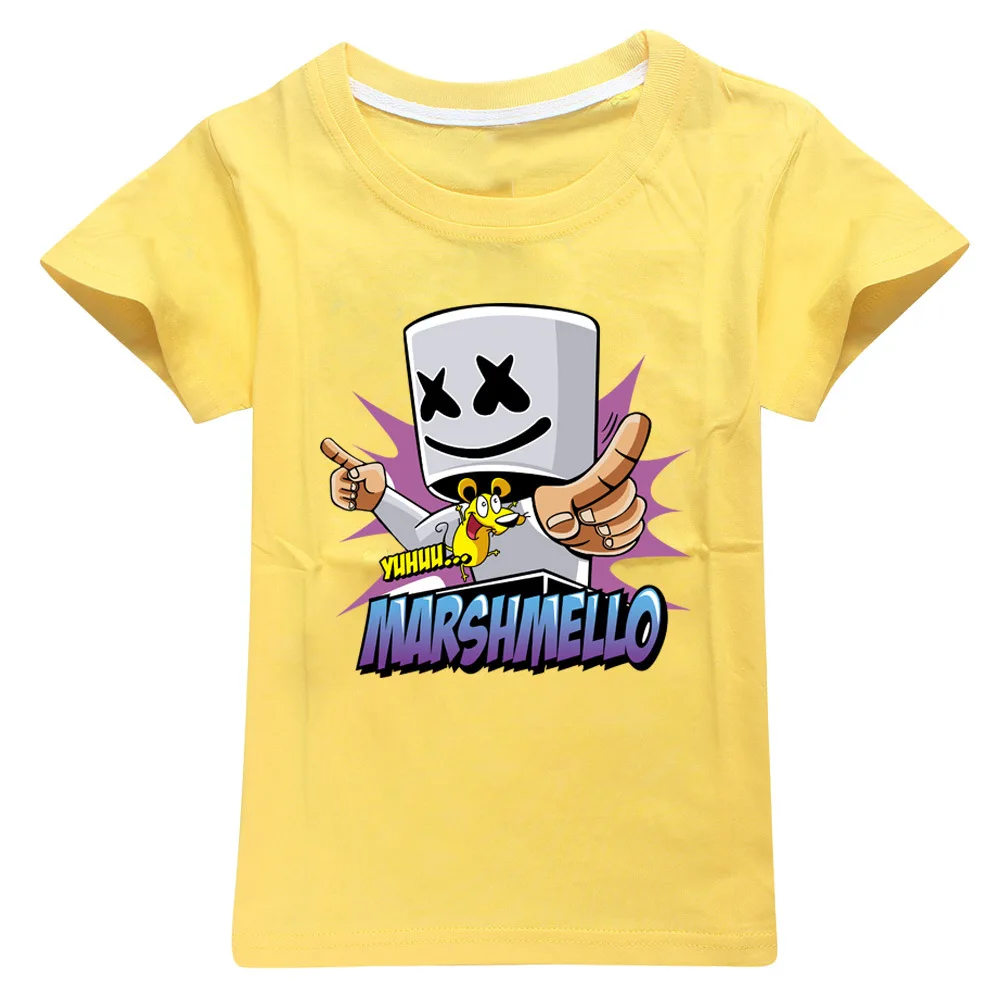 Modis dj marshmello Kids t shirts hoodie clothes Child Black New summer top Short Sleeve T-shirt for Girls Boys 100%cotton Modis dj marshmello Kids t shirts hoodie clothes Child Black New summer top Short Sleeve T-shirt for Girls Boys 100%cotton