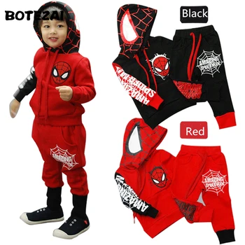 

Spiderman Children Boys Clothing set Baby Boy Spider man Sports Suits 2-6 Years Kids 2pcs Sets Spring Autumn Clothes Tracksuits