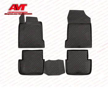 

Floor mats for Renault Latitude 2010- 4 pcs rubber rugs non slip rubber interior car styling accessories