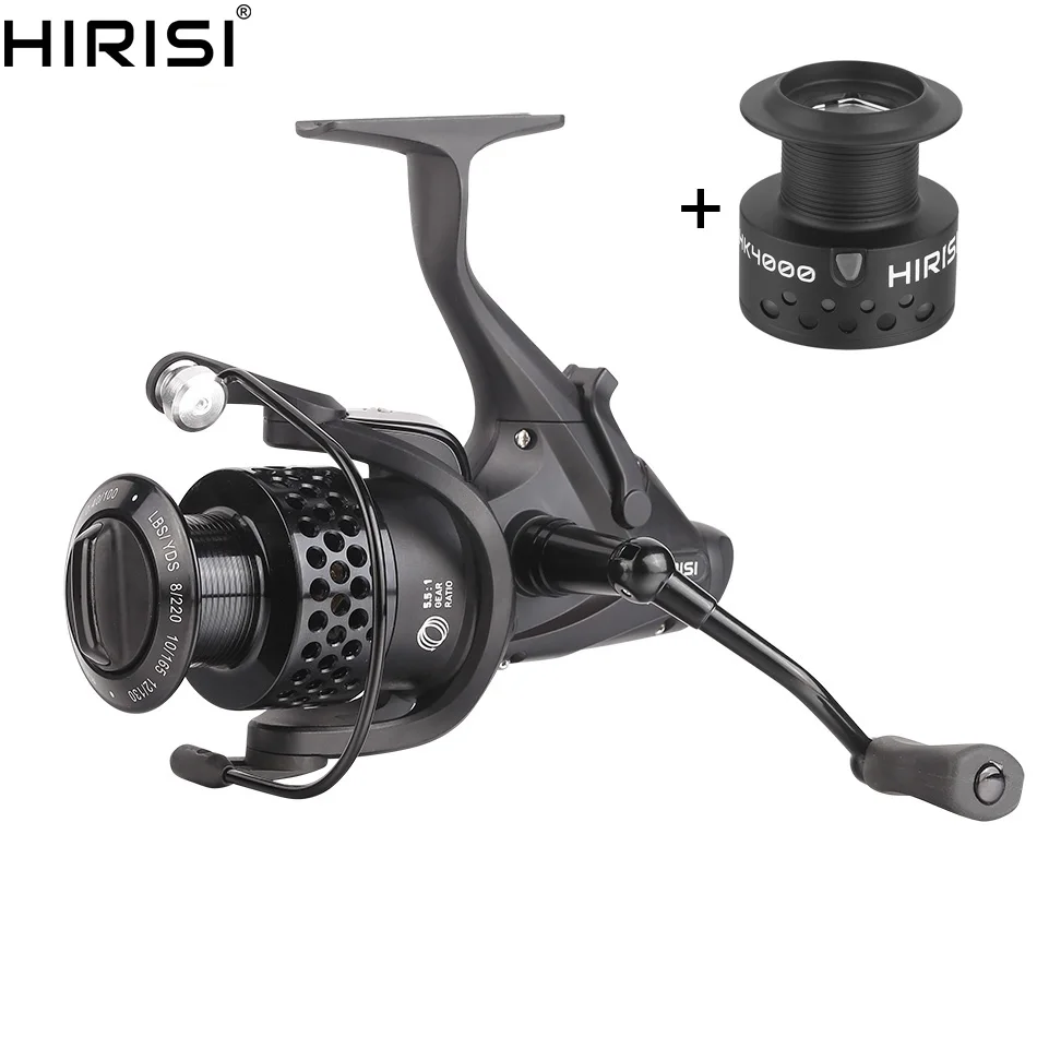 

Faster Speed 5.5:1 Carp Fishing Reel For Freshwater 12KG Max Drag Spinning Reel Baitrunner Free Spool