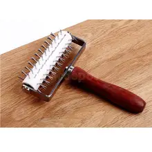 Нержавеющая Сталь Тесто Docker Rolling Docker пиццы колеса резак кондитерские изделия Печенье Хлеб пирог отверстие ролик формы для выпечки