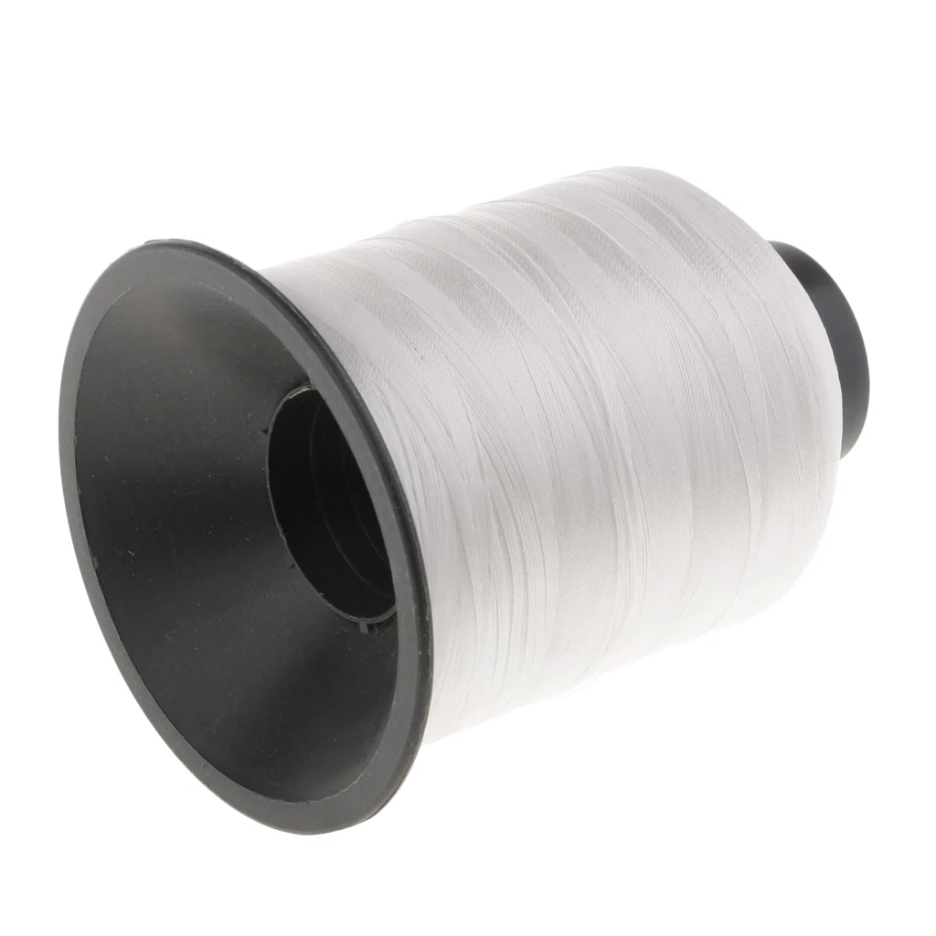 Durable Nylon Whipping Wrapping Thread for Fishing Rod Ring Guides 2187 Yds Black/ White/ Red/ Brown Fishing Accessories