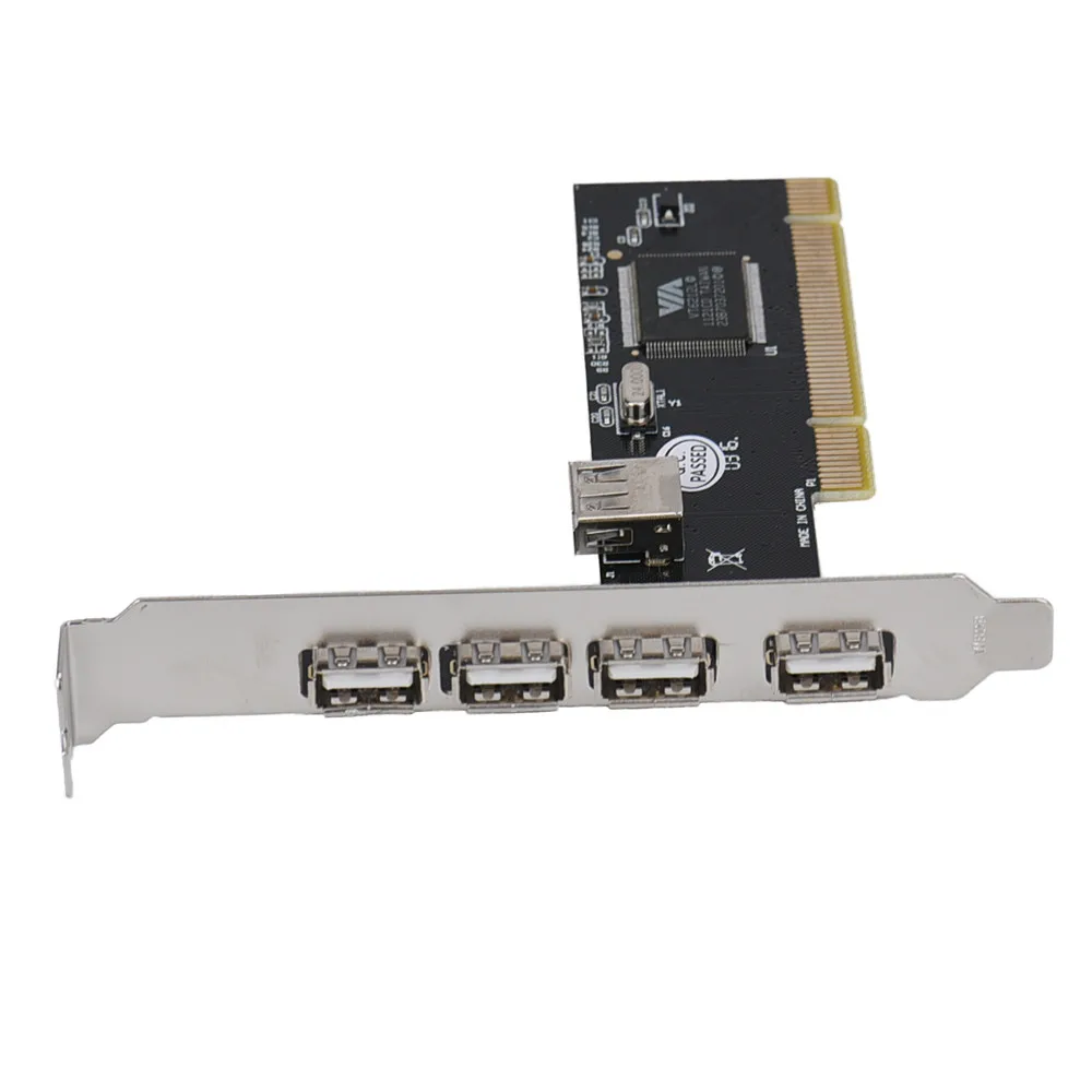 CARPRIE USB 2,0 4 порта 480 Мбит/с высокая скорость через концентратор PCI контроллер карты адаптер 6J13 Прямая поставка