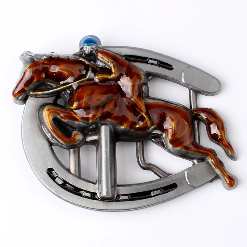 Horse belt buckle equestrian belt buckle smooth buckle on Aliexpress
