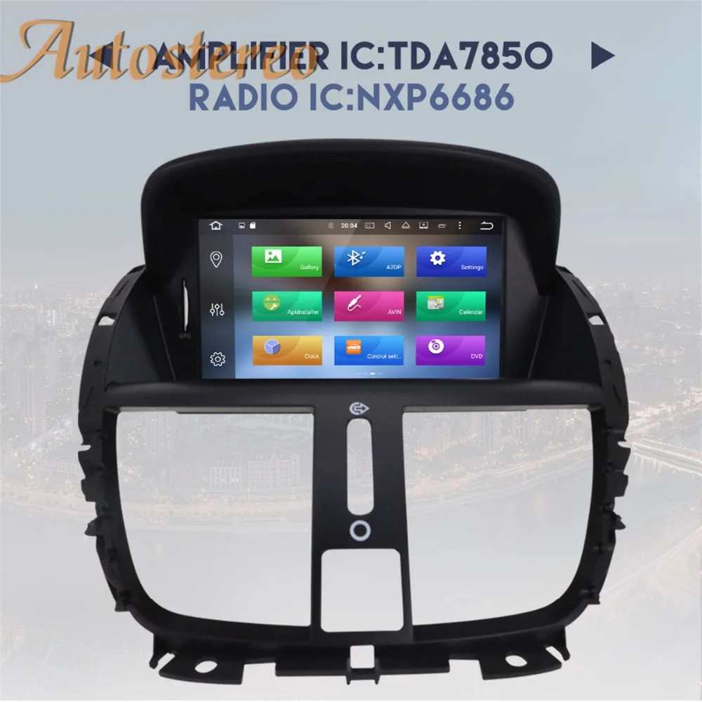 Excellent Android 9 PX5/PX6 Car GPS Navigation Car DVD Player For Peugeot 207 2007-2014 head unit multimedia player radio tape recorder DS 3