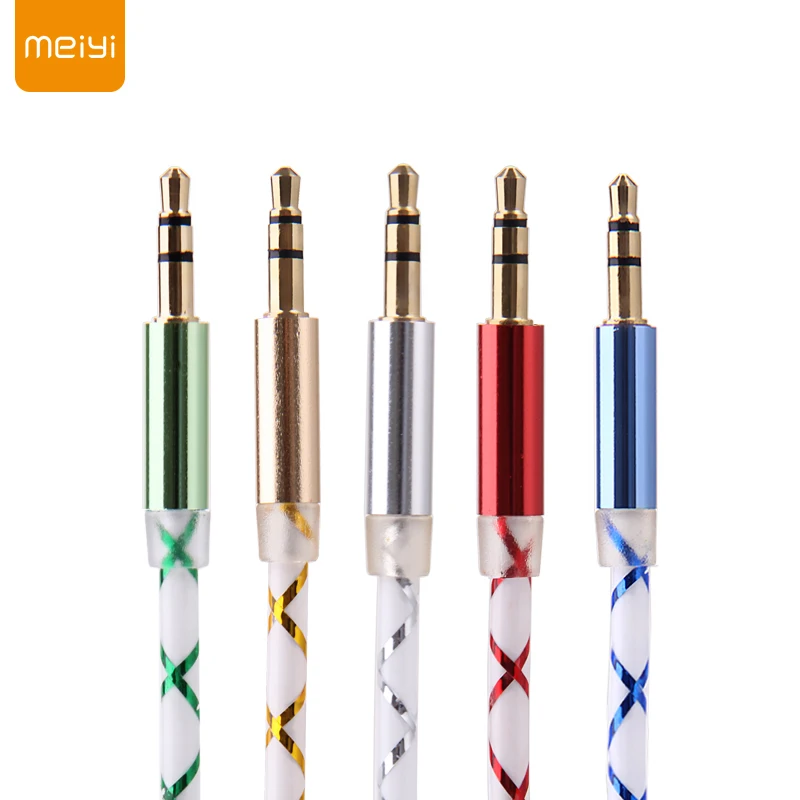 MEIYI 1 м 3 5 мм разъем Aux кабель папа-папа аудио для iPhone ipad Samsung MP3 MP4 наушники