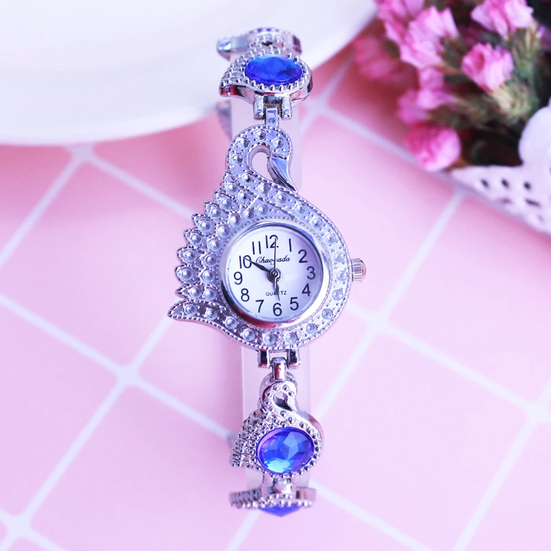 

2018 cyd new seller women students diamond crystal luxury watch girls ladies quartz rhinestone bracelet watches relogio feminino