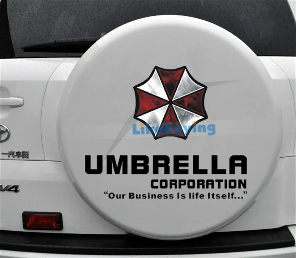 Cool ! Free Shipping 1 piece of Car Stickers Resident Evil with Umbrella Design styling / decal For All kinds cars | Автомобили и