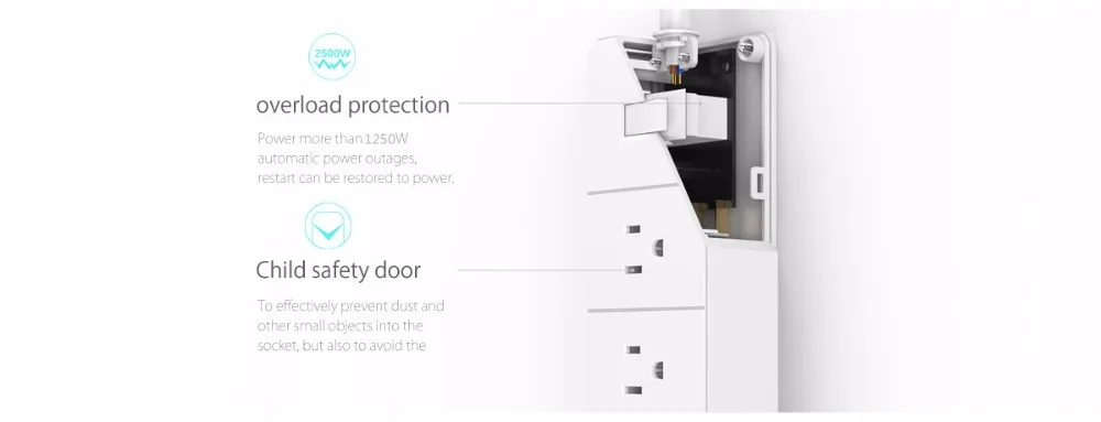 ORICO 4 USB блок питания с штепсельной вилкой США защита от короткого замыкания огнестойкие материалы электронная лента