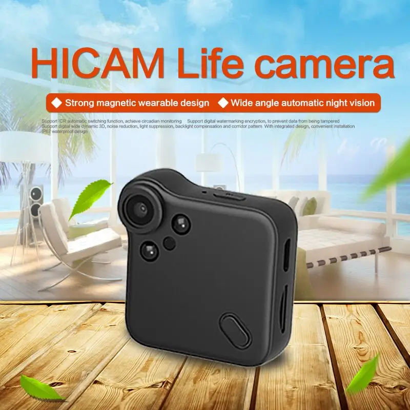 Мини ip камера C1S с Wi Fi HD 1080P маленькая портативная секретная Инфракрасная
