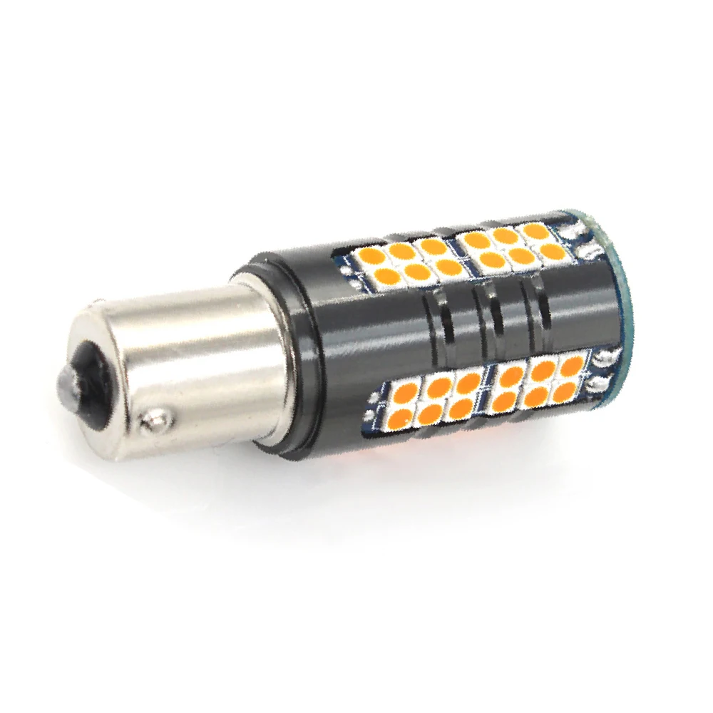 YSY 2X PY21W BAU15S 1156 Ba15s P21W 1157 BAY15D P21/5W canbus без ошибок 3030 60SMD S25 светодиодный белый желтый