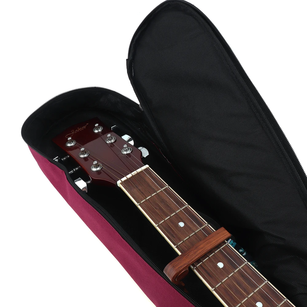 40/41 дюймов Ткань Оксфорд Чехол для гитары сумка с двойными ремешками мягкий 5 мм хлопковый водонепроницаемый мягкий рюкзак