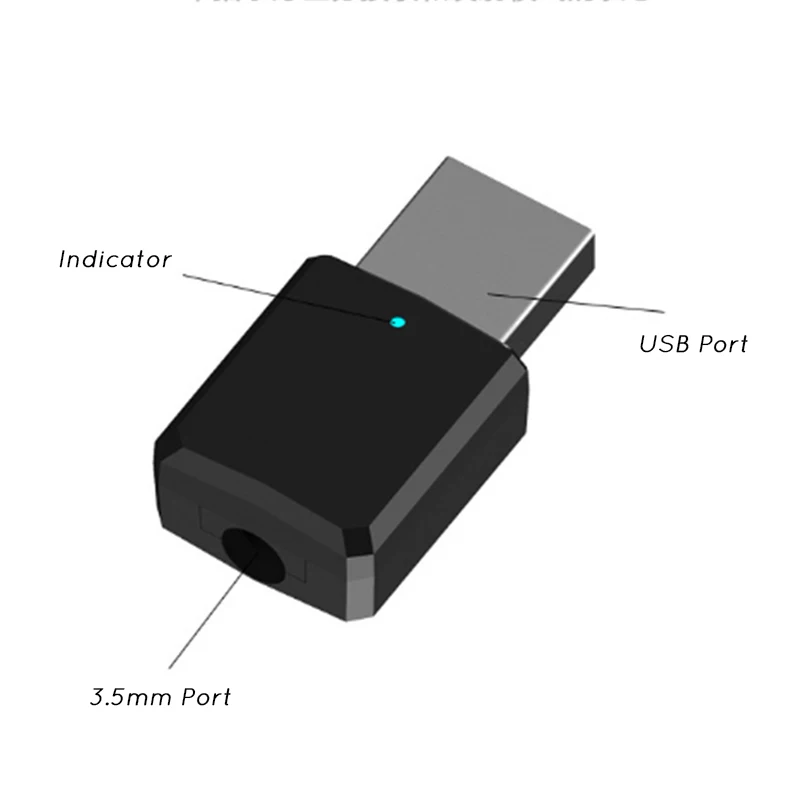 Bluetooth 5,0 RX TX 2 в 1 передатчик приемник беспроводной адаптер A2DP USB 3,5 мм разъем для автомобиля AUX аудио Музыка для ТВ ПК наушники