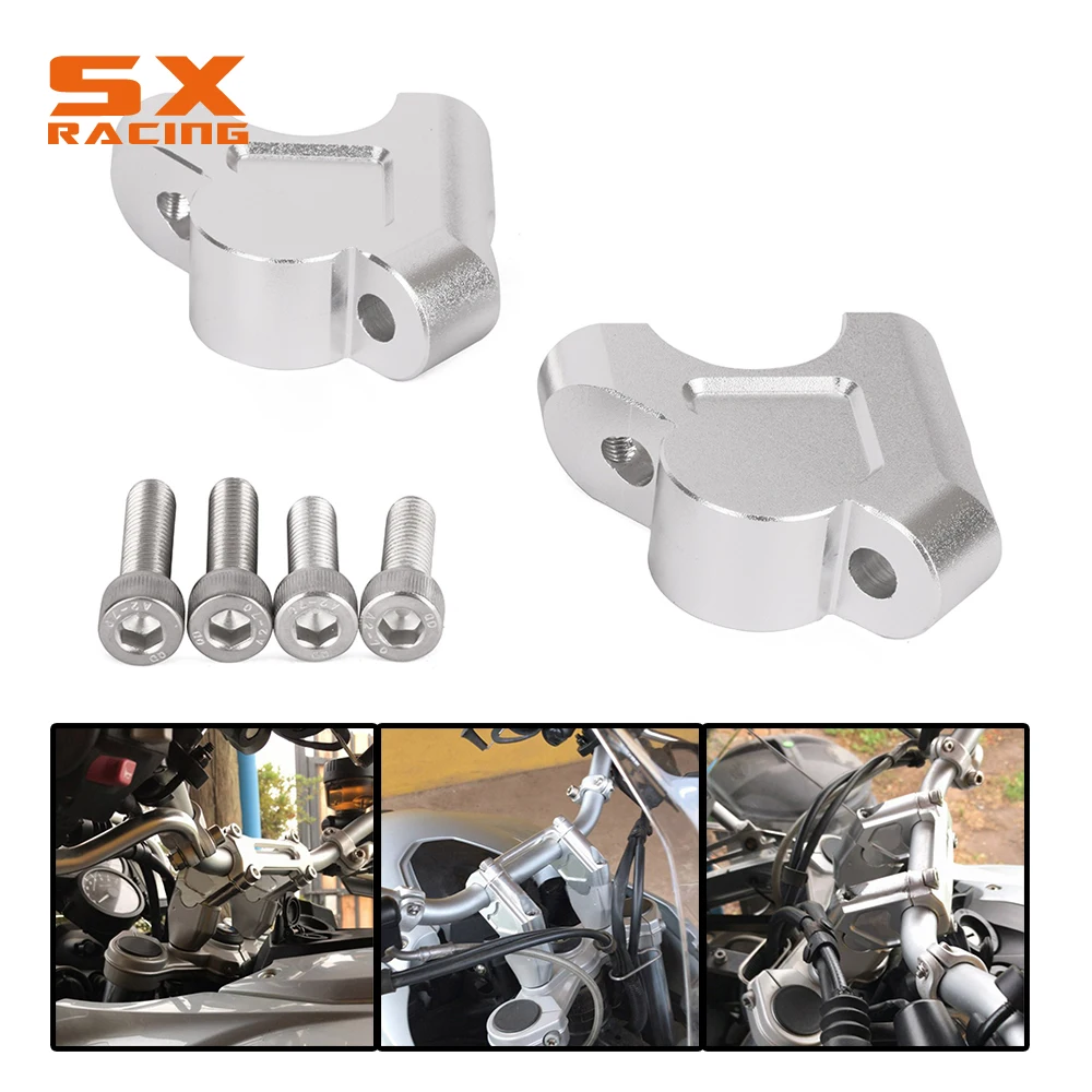 Мотоцикл с серебряной образного руля до спины движется комплект кронштейна зажим для BMW R1200GS LC 2013- R1200GS ADV