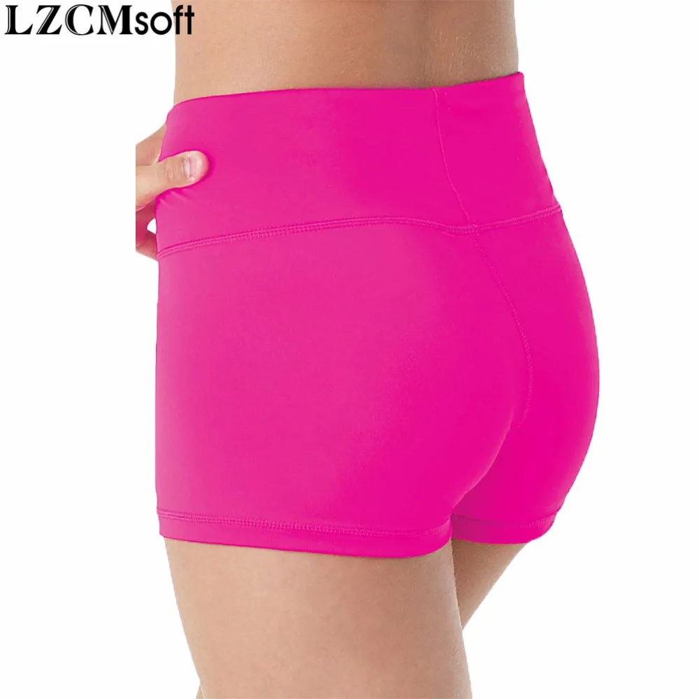 Lzcmsoft Womens Skinny Dance Shorts 