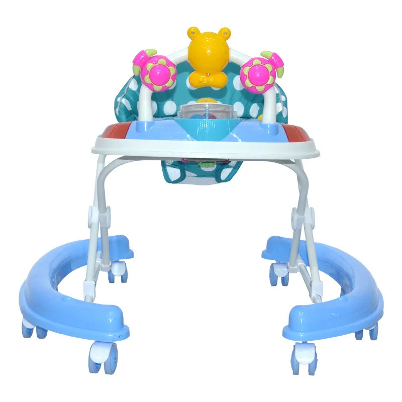 Baby Walker Foldable Toddler Walker Toy Safety Seat Baby Walker with