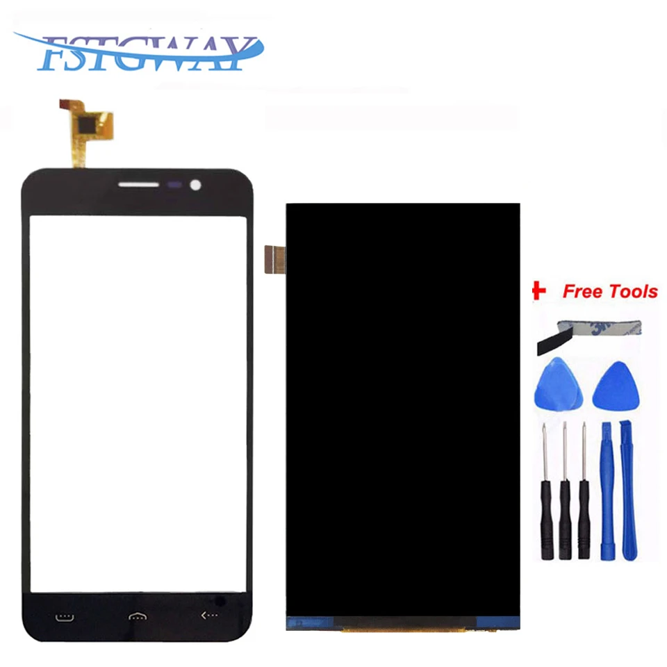 

For Homtom HT16 LCD Display+Touch Screen Digitizer for Homtom HT16 Pro Mobilephone Digital Accessory With Tools