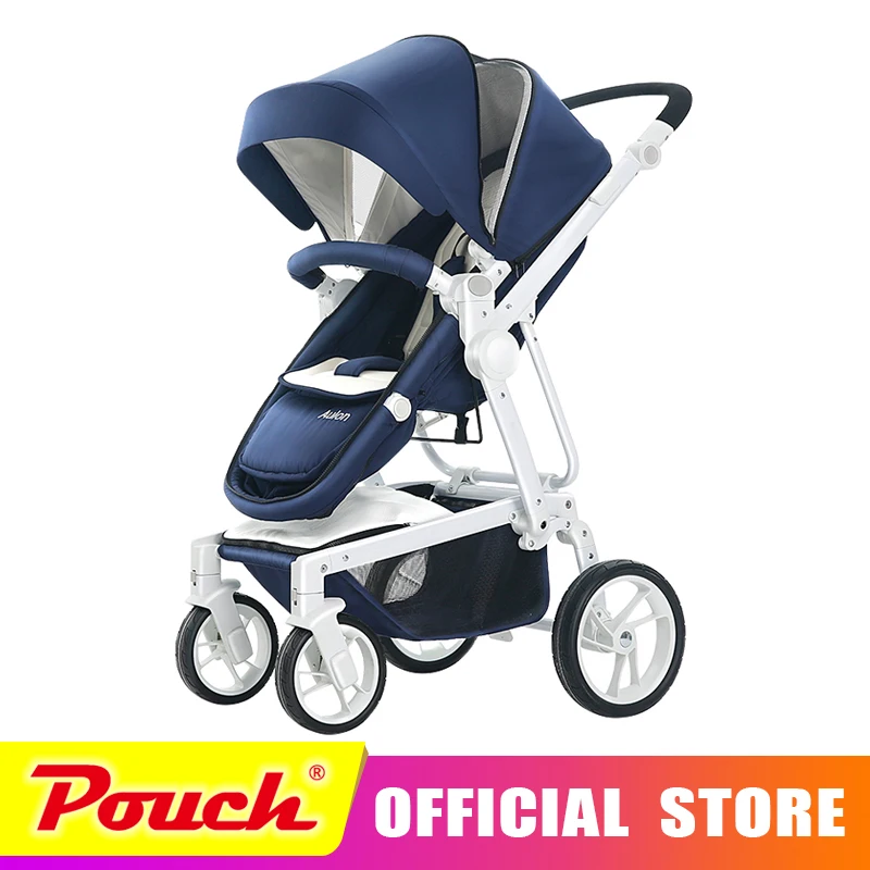 

AULON Oyun Long Baby Stroller can sit and fold the high landscape light baby baby stroller