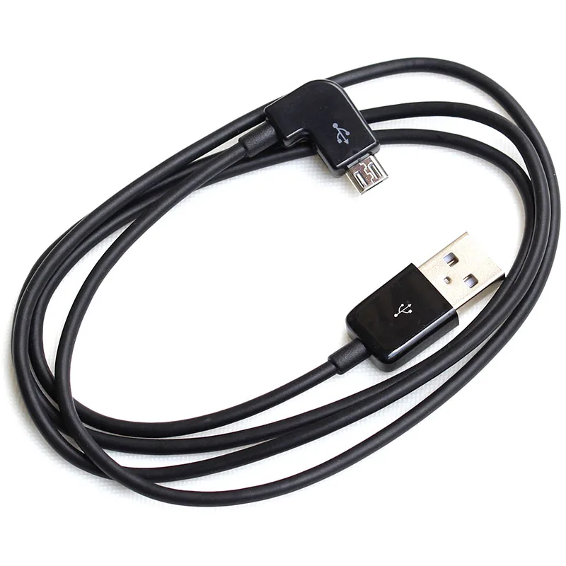 اليسار بزاوية 90 درجة مايكرو usb ذكر إلى كابل usb مايكرو usb ل مايكرو usb إيصائية