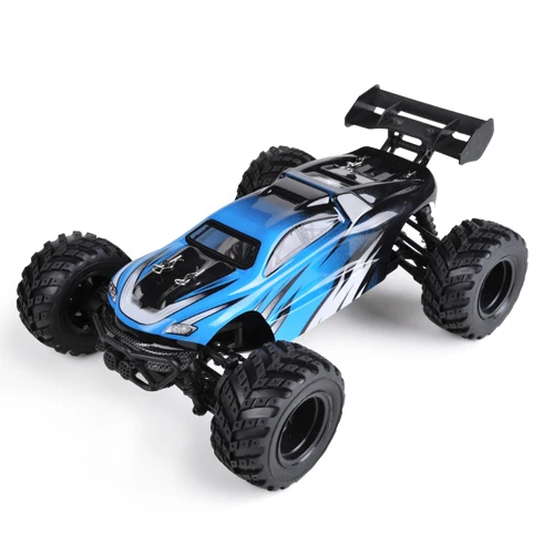 HBX RC автомобиль 18858 4WD 2,4 ГГц радио Управление; 1:18 масштабная 30 км/ч Высокая Скорость дистанционного Управление с электрическим приводом внедорожные Модель гоночного автомобиля «трагги» - Цвет: Blue