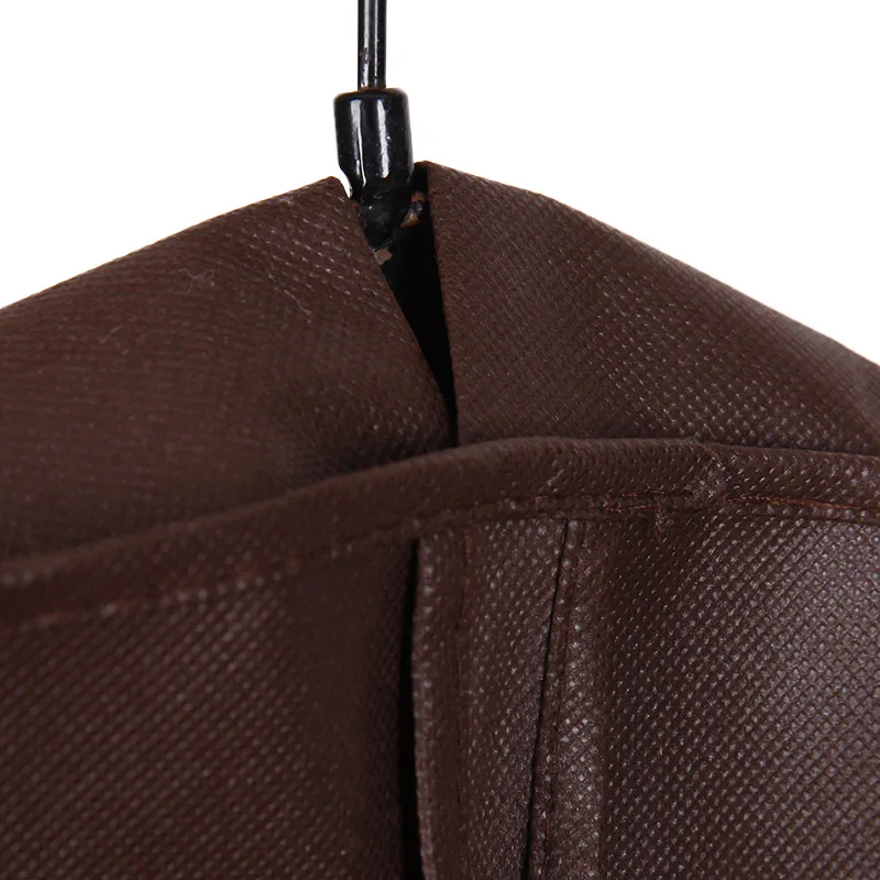 Расширяющийся чехол для одежды из нетканого материала пылевлагостойкий подвесной мешок для зимней одежды Защита мехового пальто AHD001
