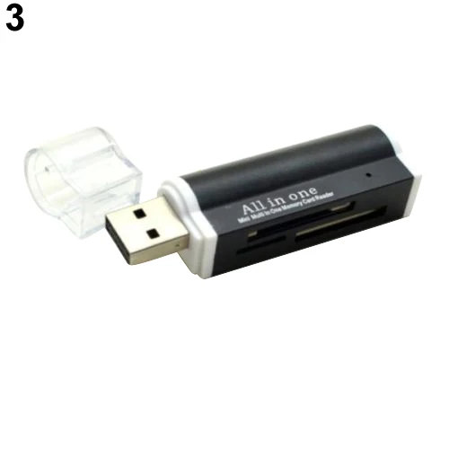 2015 Hot Multifunctional Lighter Shape USB2.0 Micro SD TF MMC SDHC MS Memory Card Reader 63BE