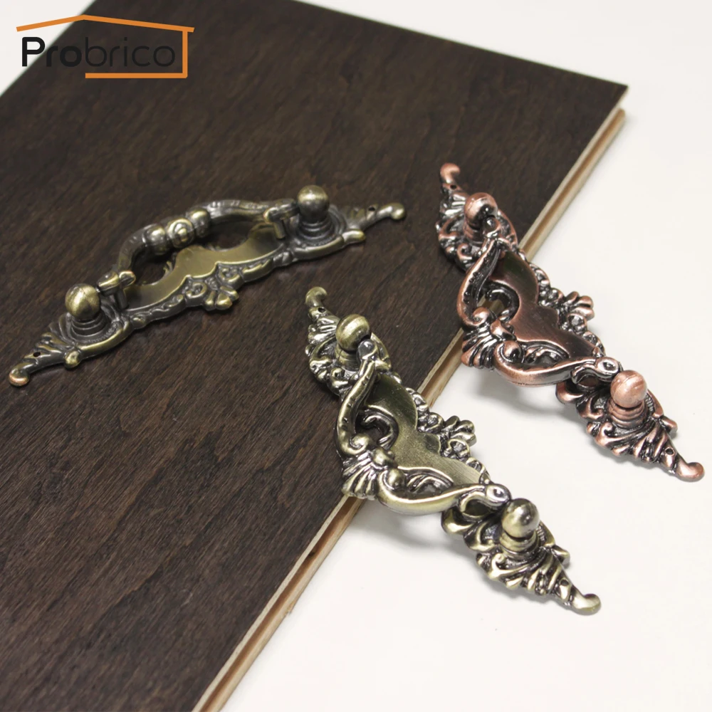 Probrico Furniture Drawer Handle PD572 Zinc Alloy Antique Bronze/Antique Copper Vintage Kitchen Cabinet Knob Cupboard Pull Probrico Furniture Drawer Handle PD572 Zinc Alloy Antique Bronze/Antique Copper Vintage Kitchen Cabinet Knob Cupboard Pull