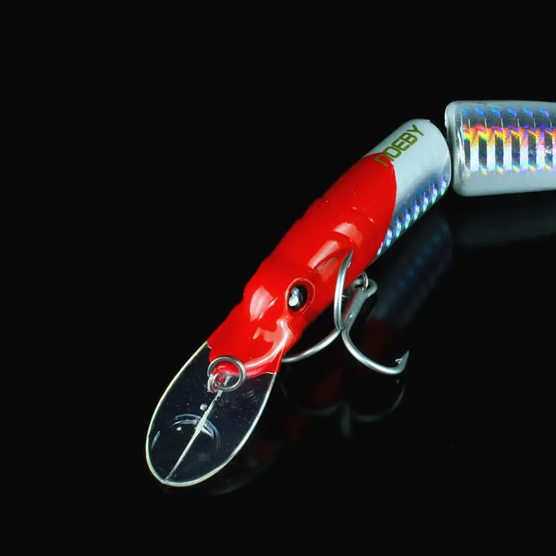 NOEBY-NBL9091-One-Piece-Fishing-Lure-120mm-16g-Jointed-Minnow-Lures-VMC-Treble-Hooks-Hard-Bait