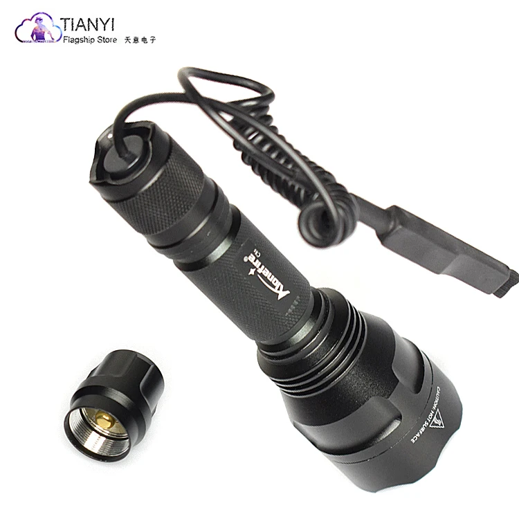 Activefire 18650 батарея страйкбол прицел ружья светильник C8 CREE XM-L2 U3 светодиодный тактический вспышки светильник фонарь для охоты 20 мм крепление