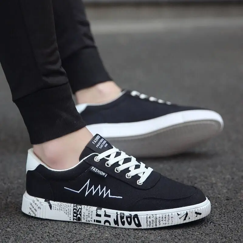 New 2019 Spring Summer Canvas Shoes Men Sneakers Low top Black Shoes Men's Casual Shoes Male Brand Fashion shoesujm9 New 2019 Spring Summer Canvas Shoes Men Sneakers Low top Black Shoes Men's Casual Shoes Male Brand Fashion shoesujm9