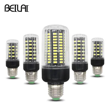 

BEILAI SMD 5736 LED Lamp E27 220V 110V 3W 5W 7W 9W 12W 15W 18W Corn Light 85-265V E14 LED Bulbs Candle Luz Brighter than 5730