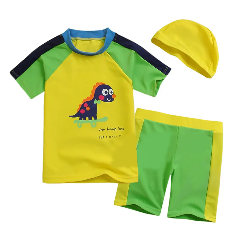 VIVOBINIYA/ ; детский купальный костюм для маленьких девочек; детский купальный костюм из 3 предметов; летняя одежда; раздельный купальник - Color: 130cm