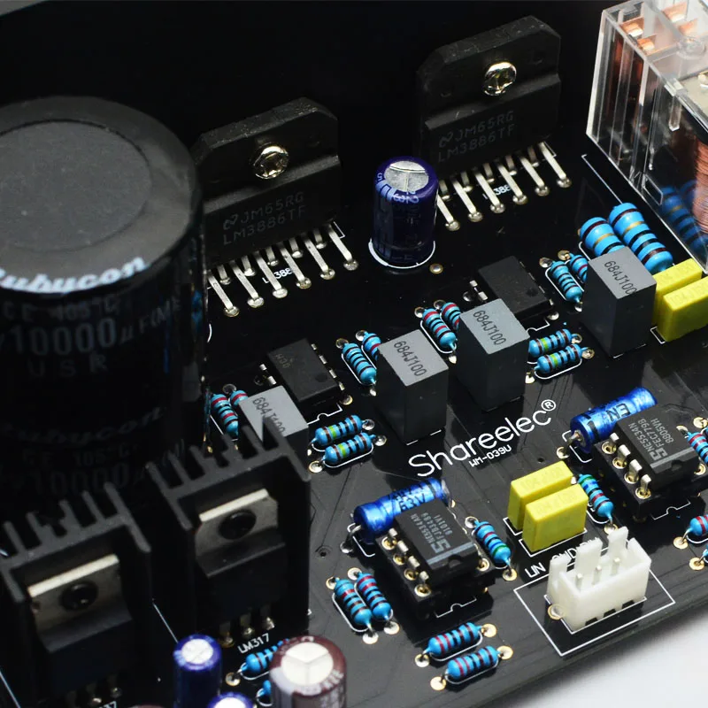 LM3886 стерео усилитель высокой мощности доска OP07 DC Servo 5534 независимая Op Amp