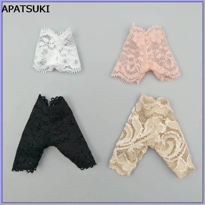 

4pcs/lot Random Lace Underwear Briefs For Barbie Dolls Knickers For Blythe 1/6 BJD Dolls Underpant For Barbie Doll House