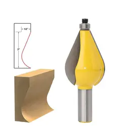 1 шт 1/2 "хвостовик большой мебель форма нога фрезы линии нож деревообрабатывающий режущий шип фрезы по дереву инструменты