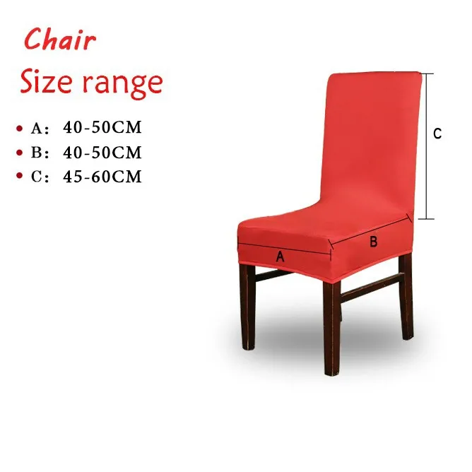 Half Chair Cover Size